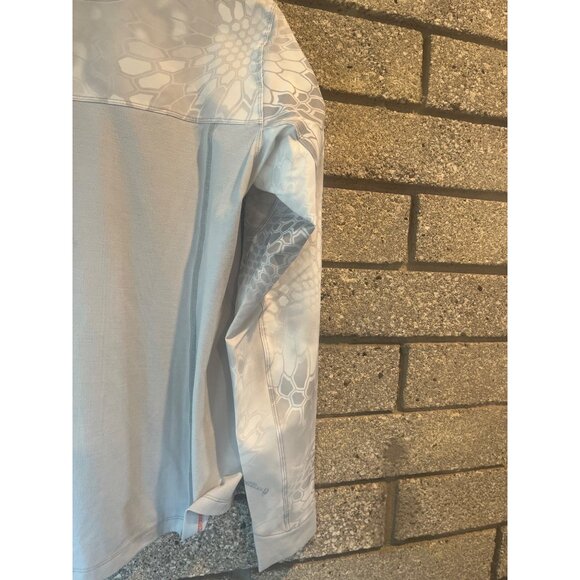 5.11 Tactical Womens Kryptek Half-Zip Pullover Shirt S Polyester/Elastane Gray/W - Picture 12 of 13